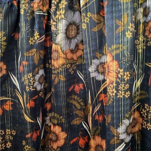 Anthropologie Renyu Cristy floral crochet top RUNS GENEROUS - Picture 4 of 6